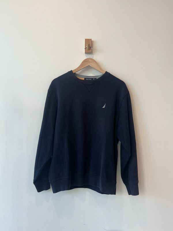 1A5 - Nautica Logo Navy Crew 