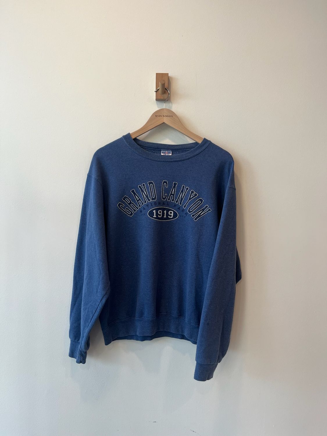 1A5 - Grand Canyon Washed Blue Crew 