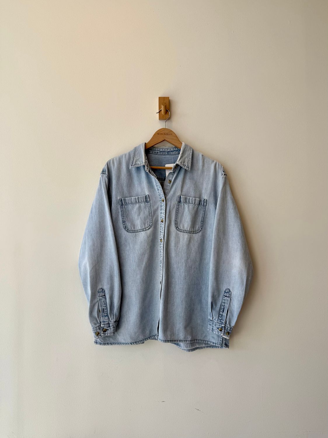 1A6 - Light Wash Denim Shirt 90s 