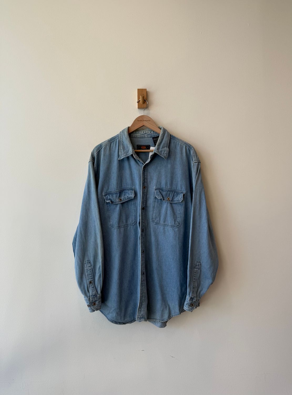 1A6 - Route 66 Denim Button Shirt 90s