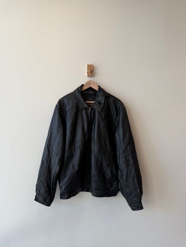 1A6 - Adjac Zip Leather Jkt 90s
