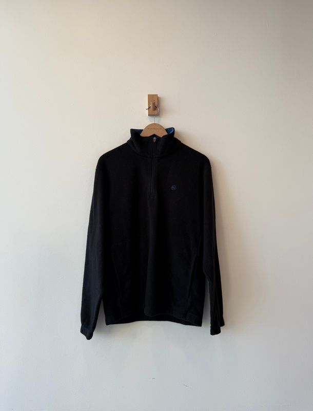 1A6 - Nautica Competition Blue Logo 1/4 Zip Fleece