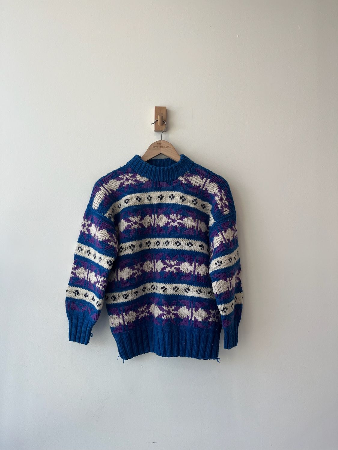 1A6 - Chichi Craft Wool Pattern Knit Sweater