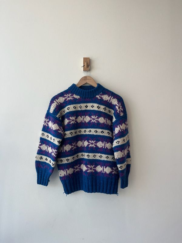 1A6 - Chichi Craft Wool Pattern Knit Sweater