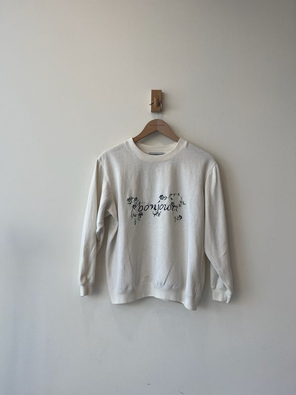 1A6 - Bonjour Wte Crew 90s
