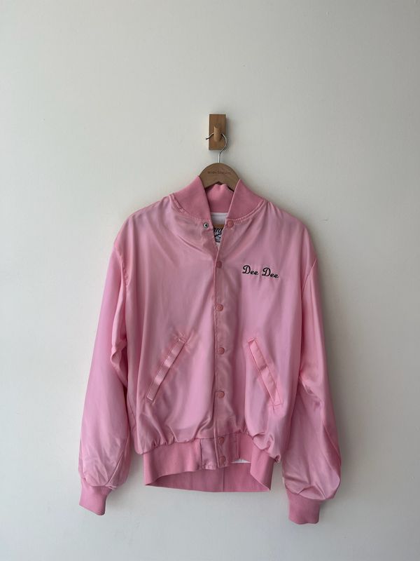 1A6 - Dee Dee Pink Satin Jacket 90s 