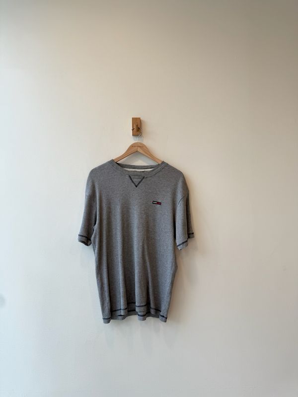 1A6 - Tommy Hilfiger Grey Rib Tee 90s