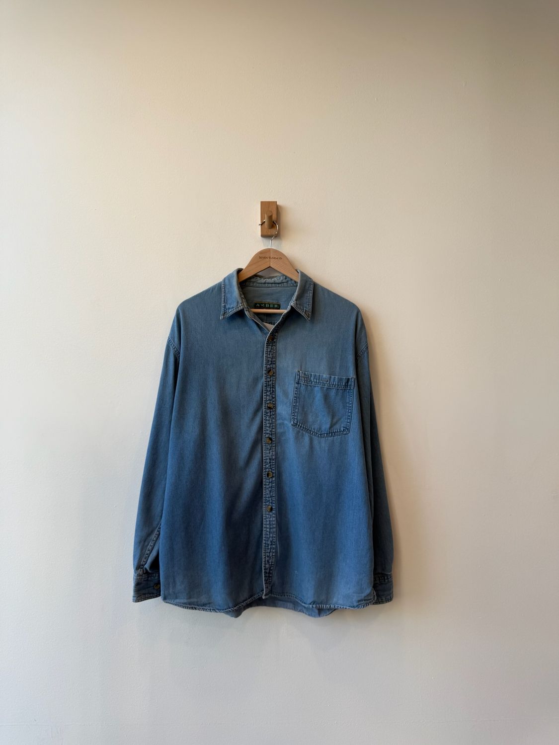 1A6 - Amber Denim Button Shirt 90s