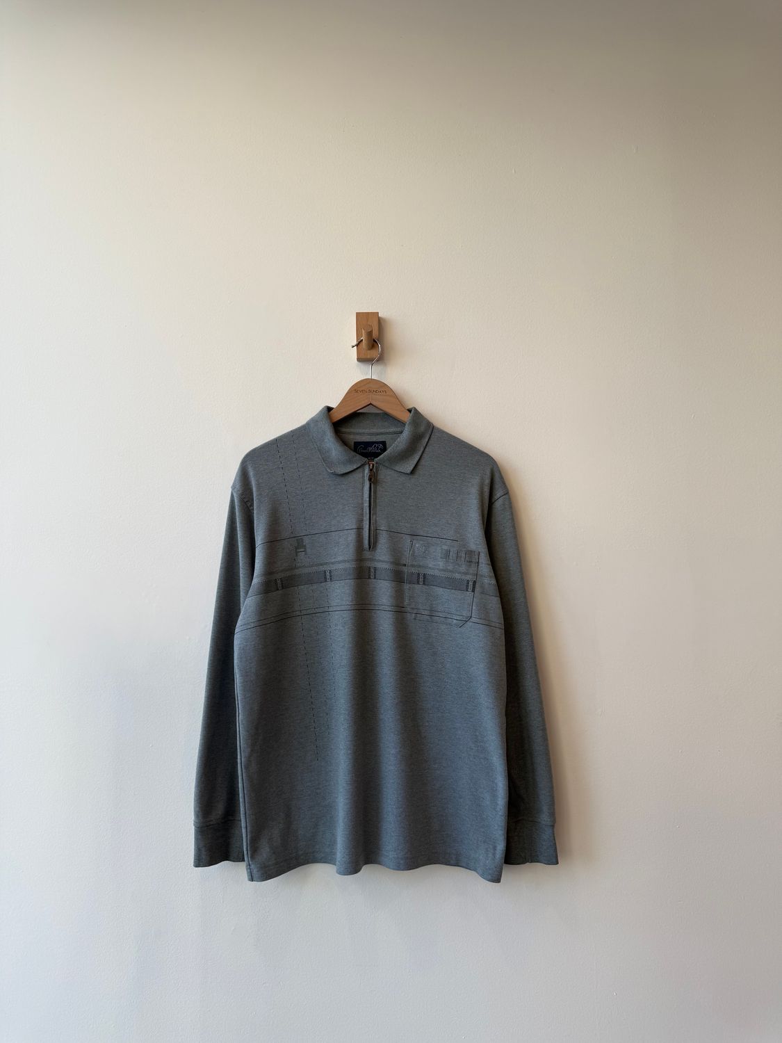 1A6 - Arnold Palmet 1/4 Zip Knit Sweater 90s