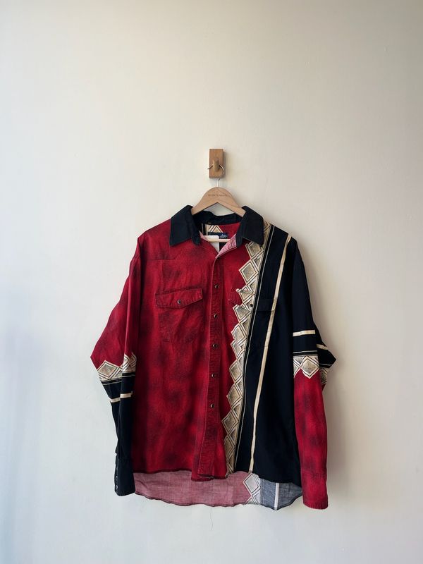1A7 - Wrangler Western Button Shirt 90s