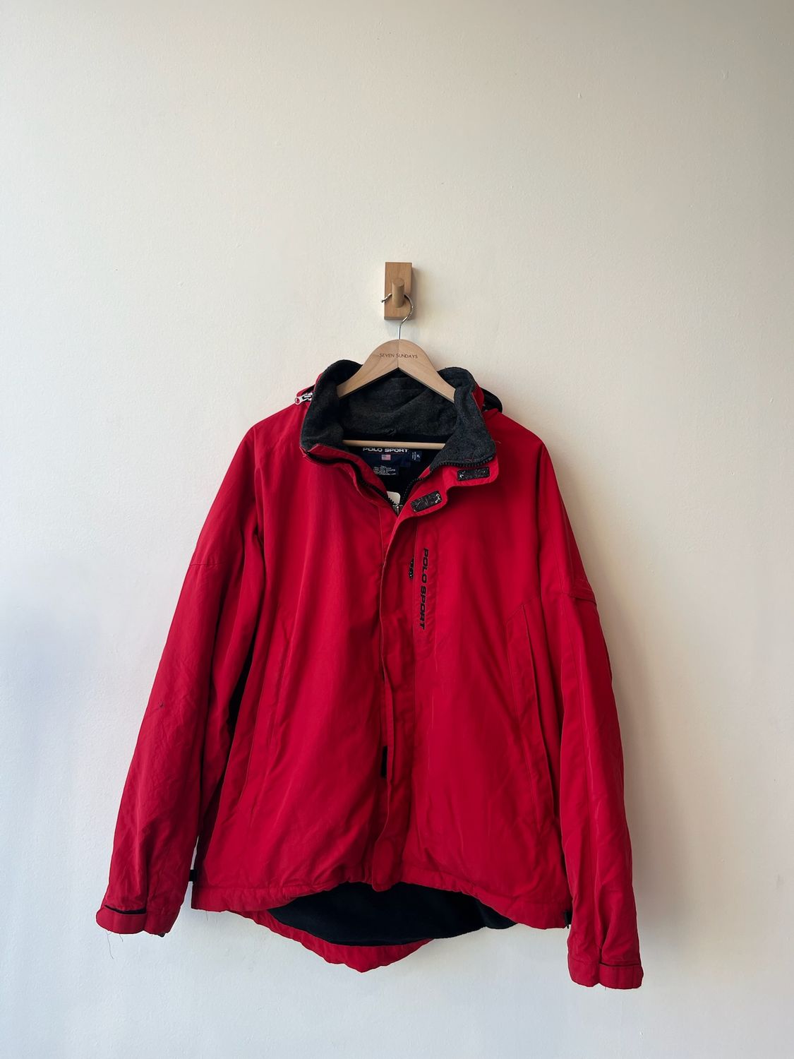 1A7 - Polo Sport Red Lined Snowboard Jacket 00s