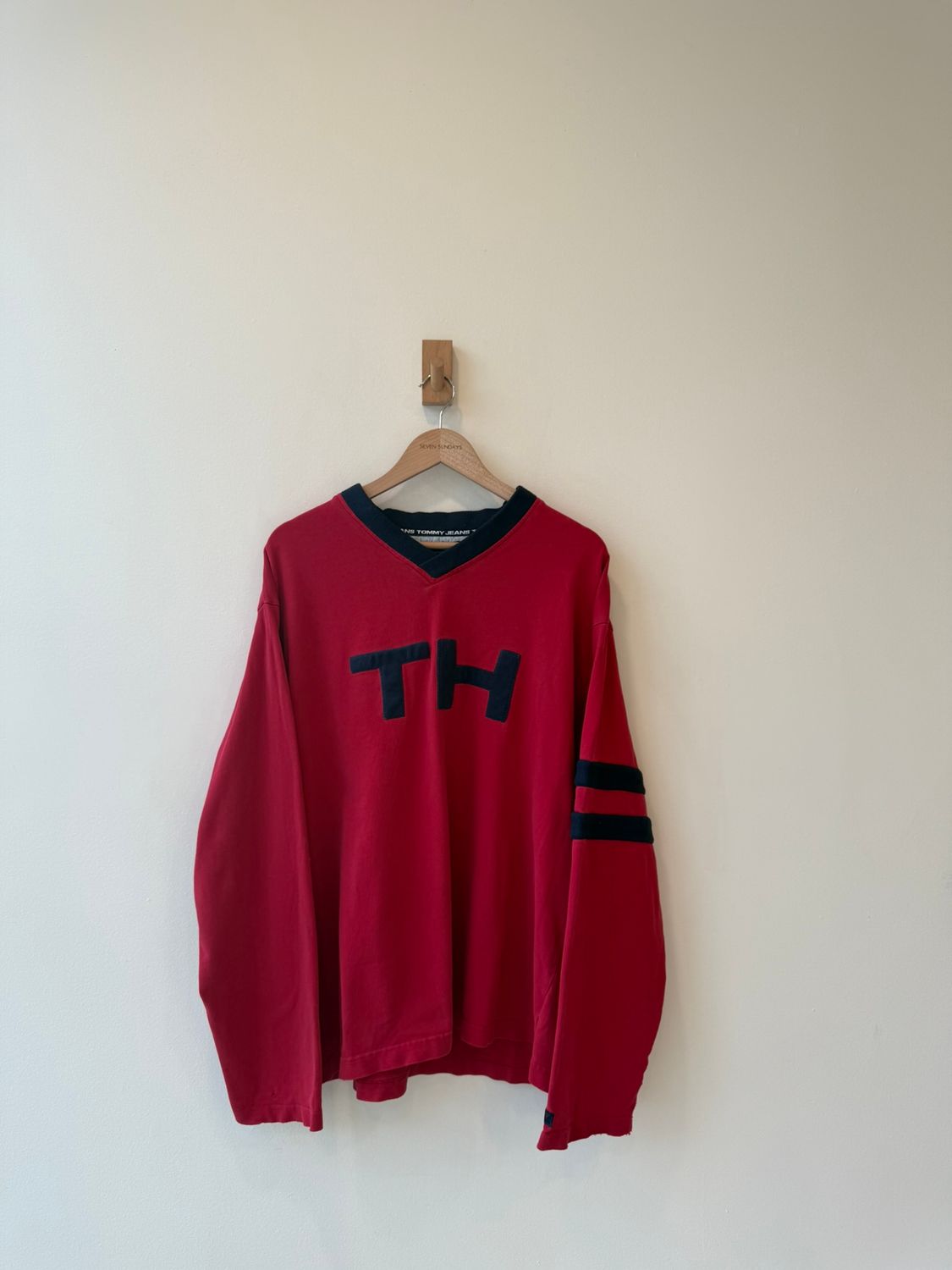 1A7 - Tommy Jeans Fleece Patch LS 00s 
