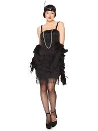 20's BLACK FLAPPER DRESS