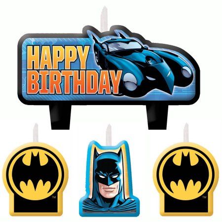 Batman Bday Cndl Set