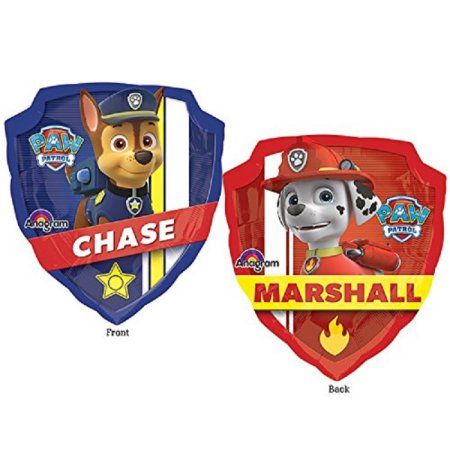 27IN PAW PATROL BADGE FLT