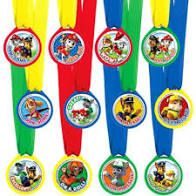 PAW PATROL MINI AWARD MEDALS