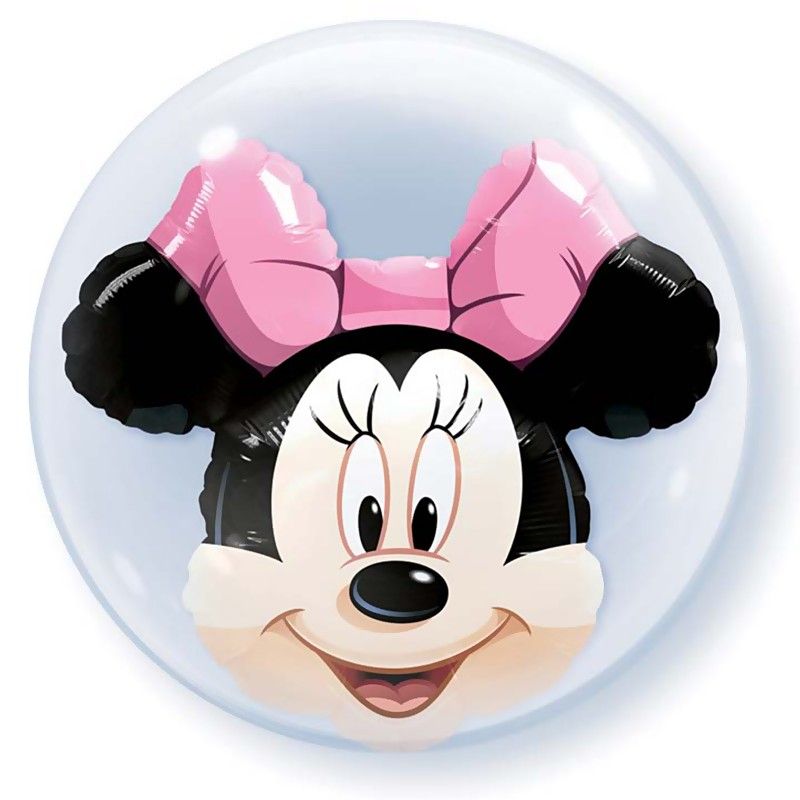 24" MINNIE  MOUSE DBLE BUBBLE