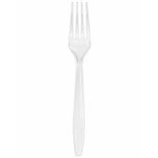 PRM CLEAR PLST FORKS 50CT