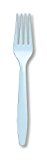 PRM PLST FORKS PASTEL BLUE 24 CT
