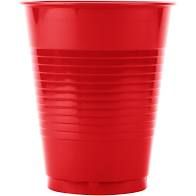 CUP PL 16OZ CLASSIC RED
