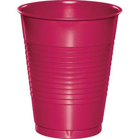 CUP PL 16OZ HOT MAGENTA