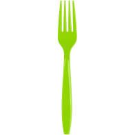 PRM PLST FRESH LIME FORKS 24CT