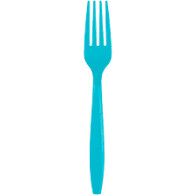 PRM PLST FORKS BERMUDA BLUE 24CT