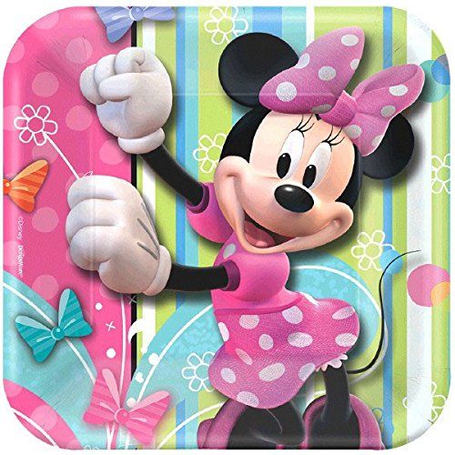 PLT7 SQ MINNIE MOUSE