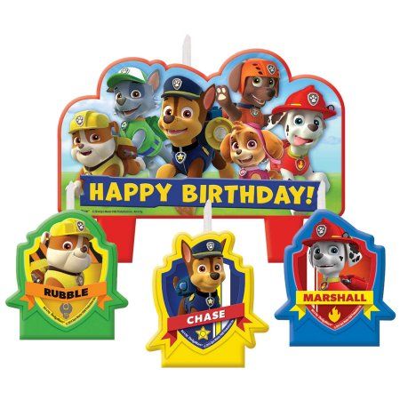 CNDL BDAY SET PAW PATROL