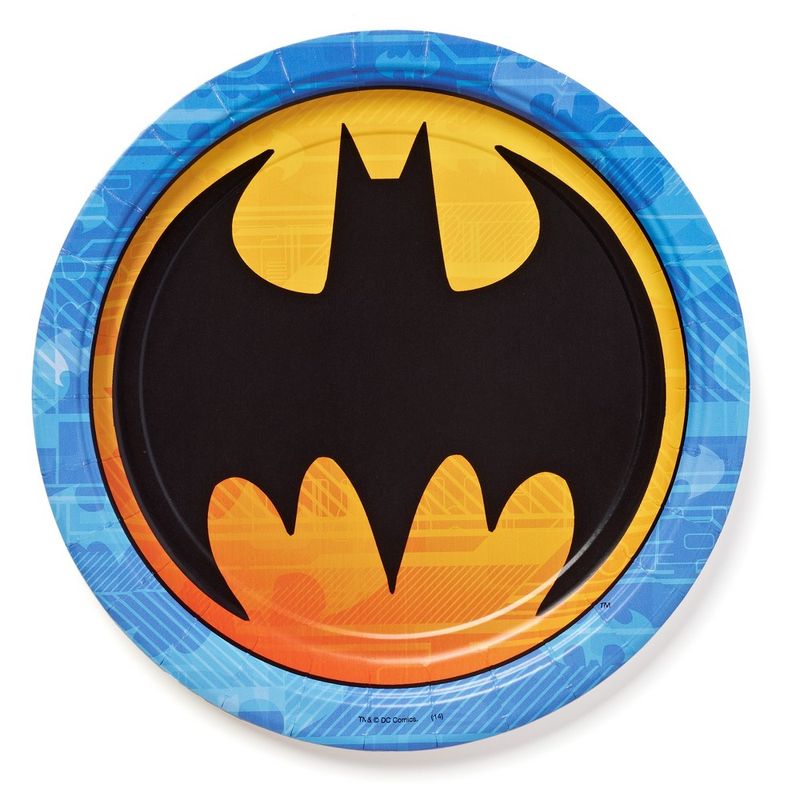 Batman 9in Plates