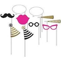 PHOTO PROPS BLACK &amp; GOLD