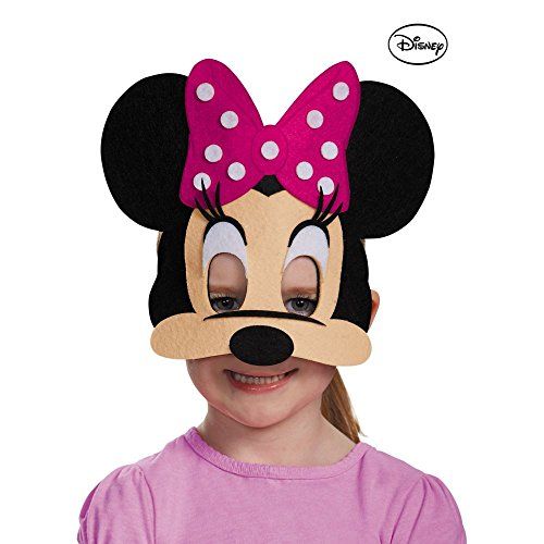 Pink Minnie Mouse FELT MASK