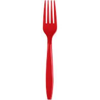 PRM PLST CLASSIC RED FORKS 50CT