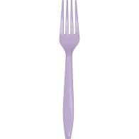 PRM PLST LUSC LAVENDER FORKS 24CT