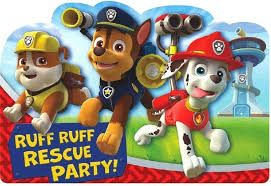 PAW PATROL PSTCD INVITE