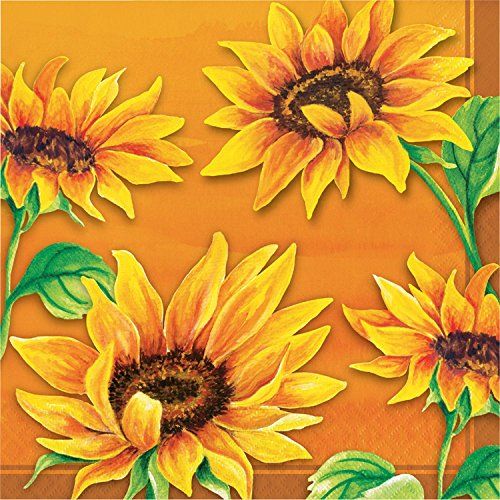 LN 16CT 2PLY FALL SUNFLOWER