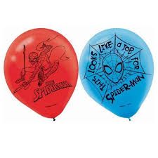 SPIDERMAN 6CT BALLOONS