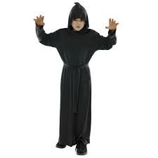 BLACK ROBE HOODED CHILD
