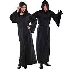 BLACK HORROR ROBE ADULT