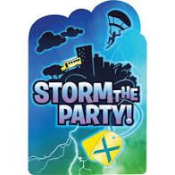 BATTLE ROYAL 8CT INVITATIONS