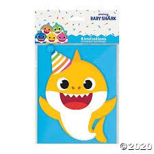 BABY SHARK INVITATIONS