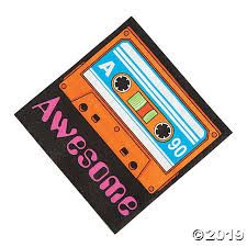 LN 80S PARTY NAPKIN