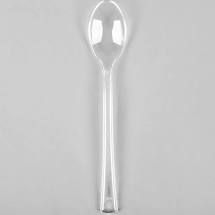6IN CLEAR COCKTAIL SPOON 20CT