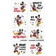 MICKEY MOUSE 8CT TATTOOS