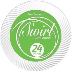 PLT7 CLEAR SWIRL 24CT