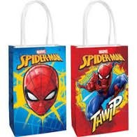SPIDERMAN WEBBED WONDER KRAFT BAG 8PCS