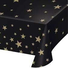 TC PL AOP 54X108 STARS BLACK