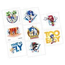 SONIC TATTOOS 8CT