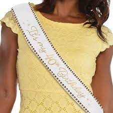 BDAY SASH GOLDEN AGE BDAY 40