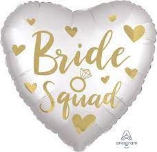 18IN BRIDE SQUAD SATIN